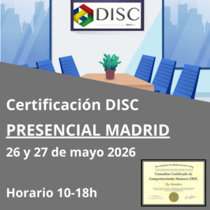Curso Certificación presencial MADRID 26-27 DE MAYO 2026
